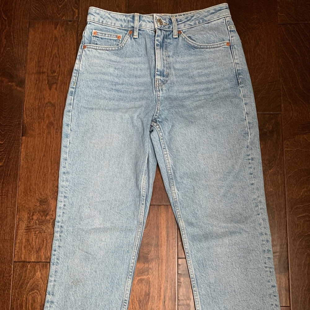 topshop straight leg jeans